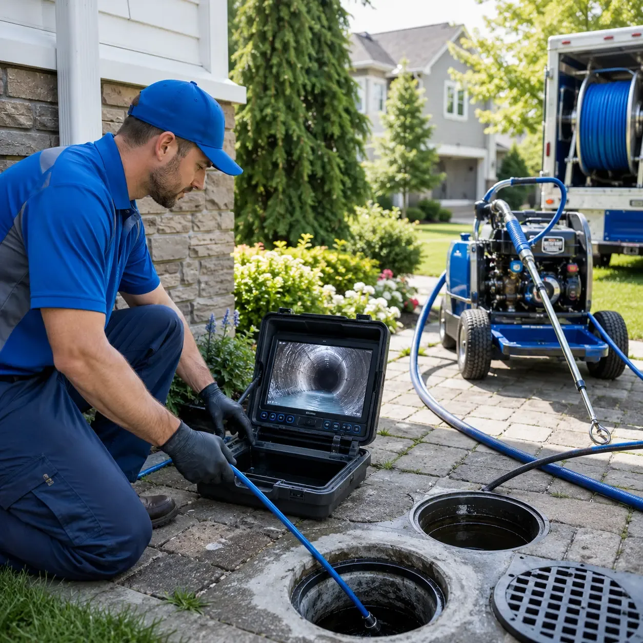 Outdoor drain cleaning professionals serving Edmore, MI